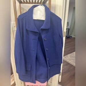 L.L. Bean Bellandi Premium Blue Wool Jacket